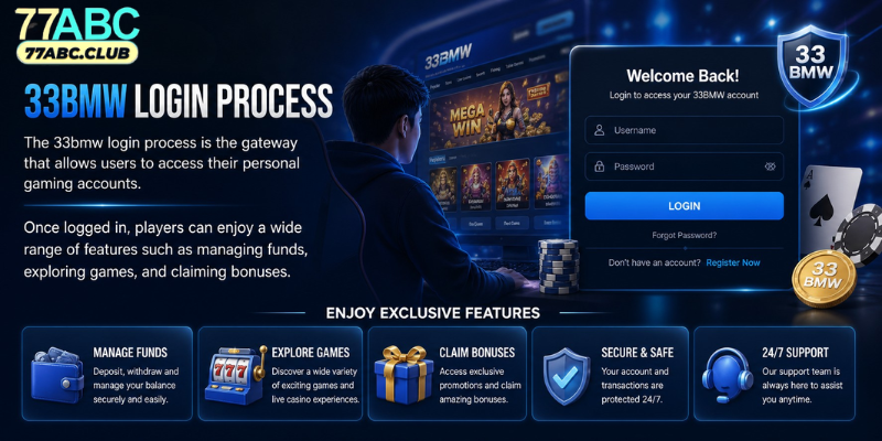 The 33bmw login process is the gateway that allows users to access their personal gaming accounts.
